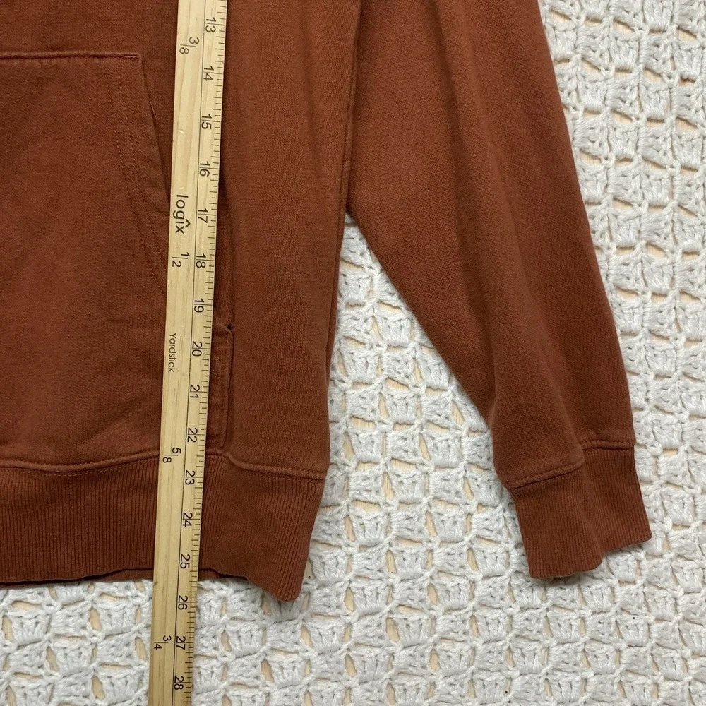 The North‎ Face Hoodie Sweater Mens S Brown  Graphic Fleece Pullover Hiking